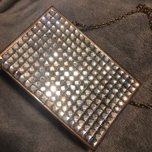 Jeweled clutch/shoulder handbag